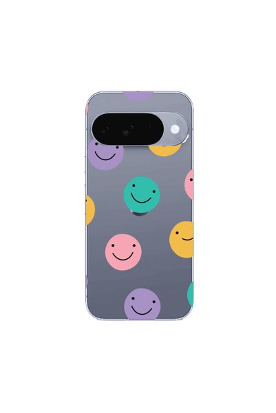 Other Google Pixel 10 Colorful smiles Transparent Silicone TPU Θήκη