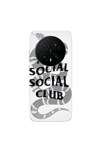Other Honor Magic 8 Lite Pro Social club Transparent Silicone TPU Θήκη