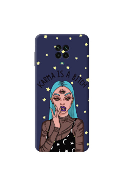 Other Xiaomi Redmi Note 9 Pro Karma is a bitch Dark blue Colored Silicone TPU...