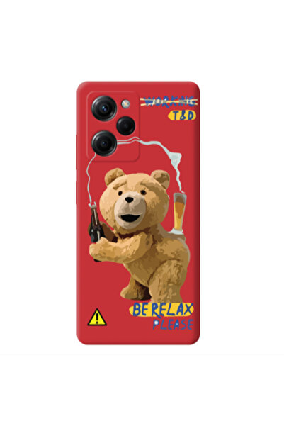 Other Xiaomi Poco X5 Pro Be Relax Red Colored Silicone TPU Θήκη