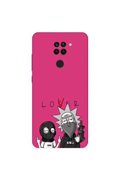 Other Xiaomi Redmi Note 9 Rick Loser Fuchsia Colored Silicone TPU Θήκη
