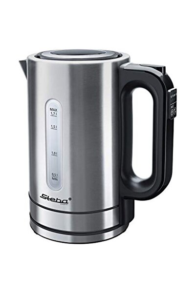 STEBA WK 21 Inox, fierbător (inox / negru, 1.7 litri)