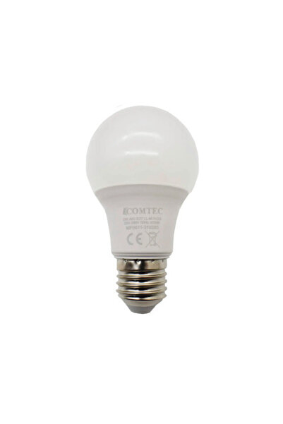 OEM Bec LED Comtec E27 9W 810 lumeni, glob mat A60, lumină neutră