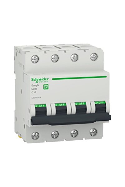 OEM Disjunctor electric modular Schneider Easy9 4P 16A 4,5kA, curba C