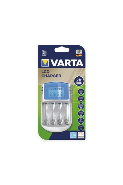 OEM Încărcător acumulatori Varta LCD pentru 4x AA sau AAA, cu procesor încorp...