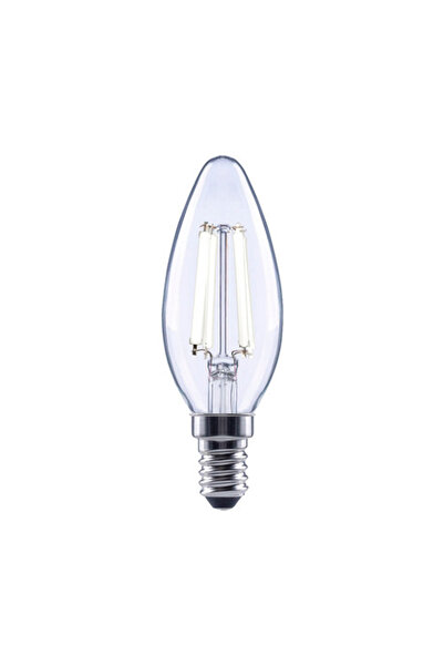 OEM Bec LED variabil Flair E14 6W 806 lumeni, glob clar lumânare, lumină neutră
