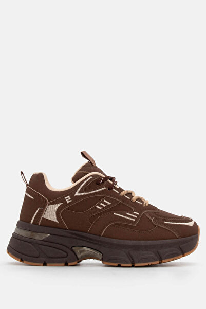 Luigi Πολύχρωμα Sneakers με Διπλά Κορδόνια - Καφέ - 36