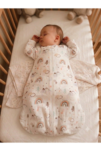 Wenaris Sleeveless Footless Summer Single Layer Muslin Sleeping Bag, 0.5 Tog ...