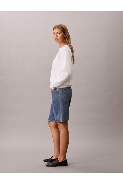 Calvin Klein Ls Ck Foil Crew Sweatshirt Women's Sweatshirt