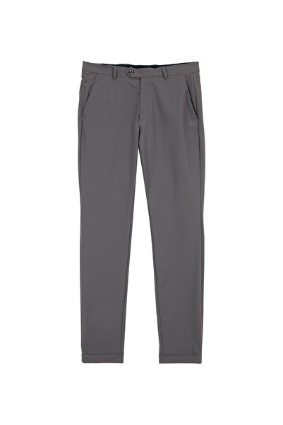 BROOKS BROTHERS Gri Erkek Comfort Fit Pantolon
