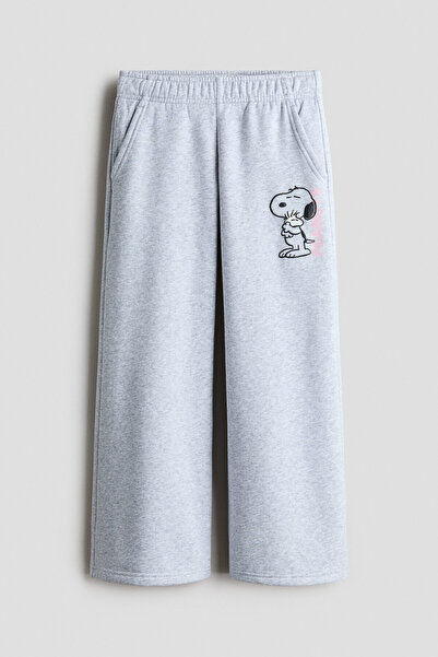 H&M Baskı Motifli Sweatshirt Jogger Pantolon