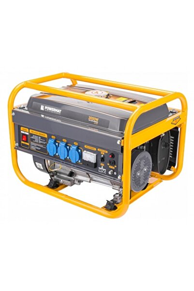 Powermat Generator de curent 3kW 3000W 230V 12V 7HP Motor pe benzină (PM1197)