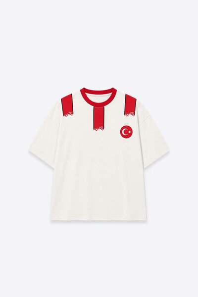 VAMOSCLO FIFA SVETSKO PRVENSTVO 26™ Turska Oversize T-Shirt Ecru