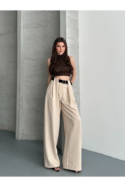 MODA Women's Bridge Detailed Premium Trousers