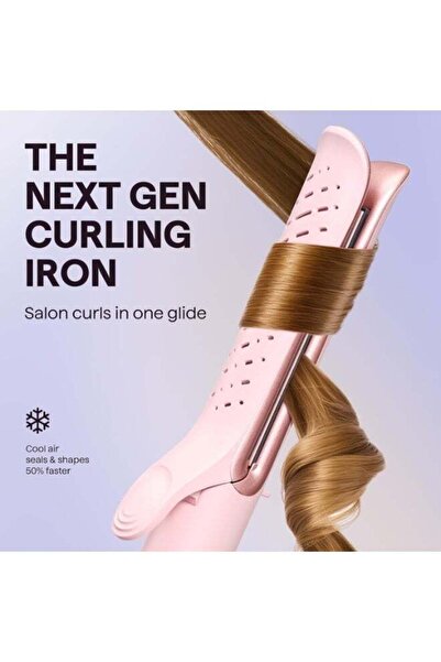 wavytalk Whirlwind Pro A12 Airflow Styler 2-in-1 Hair Straightener & Curler, 360° Cool Airflow Technology