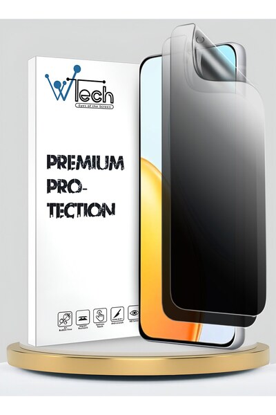 Wtech واقي شاشة هيدروجيل فاخر مضاد للتجسس لهاتف Honor X7e 5G 2026، رقيق ومرن،...