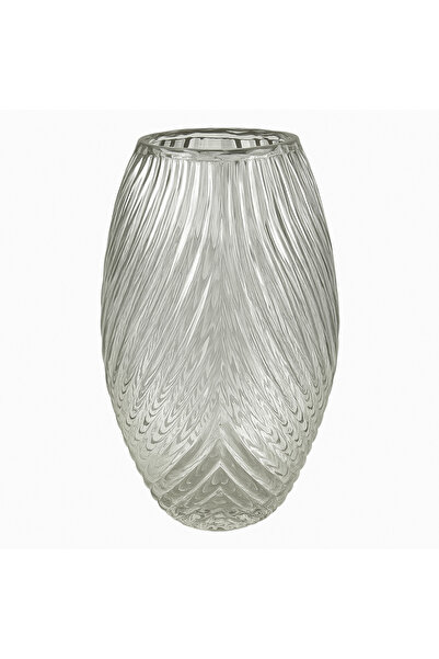 OEM Vază de Sticlă Transparentă Leaf S 25.5 cm