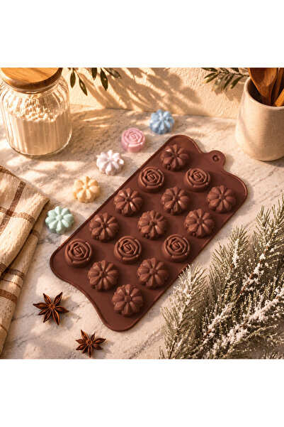 Adana Pasta Malzemeleri Chocolate Mold - Silicone - Mixed Cookies Sck-32