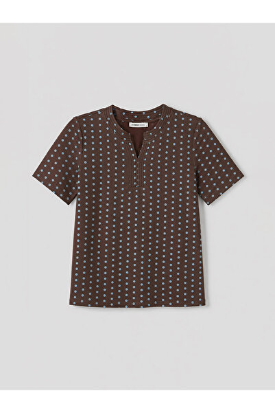 LC Waikiki Peak New Season Polka Dot 100% Cotton Women's T-Shirt