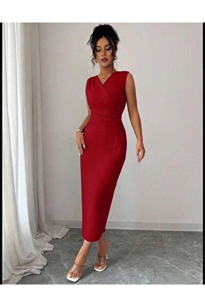 ModaCALL KRUVAZE YAKA ELBİSE