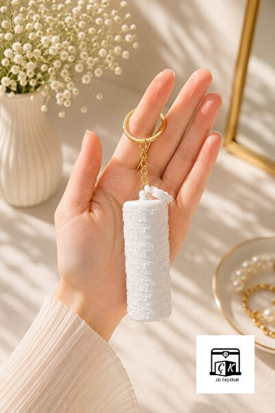 ÇK 3D TASARIM Lip Balm and Lipstick Case Keychain and Bag Accessory