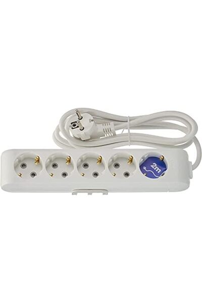 Yıldızan Atu Shop Multi-Let 5-Way Grounded Cable Connector 2m Socket 511005