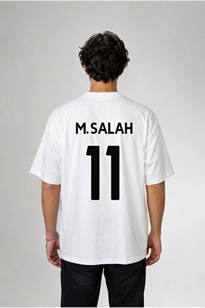 cesita Egypt World Cup Muhammad Sallah Printed Cotton White T-Shirt T-Shirt