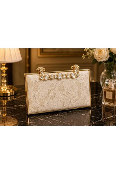 Chrisbella Luxury Crystal Evening Clutch Bag for Women | Wedding Party Bridal...