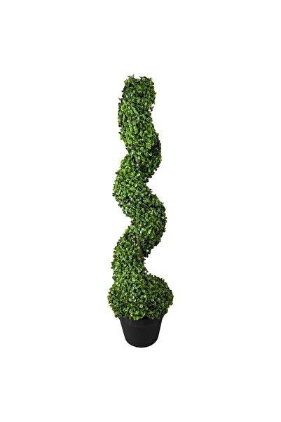 OEM Copac Artificial Decorativ Spirală Verde 90 cm
