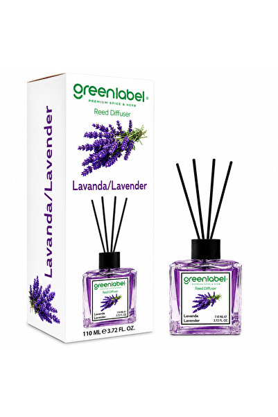 Greenlabel Odorizant Camera Red Diffuser cu betisoare 110ML Aroma Lavanda