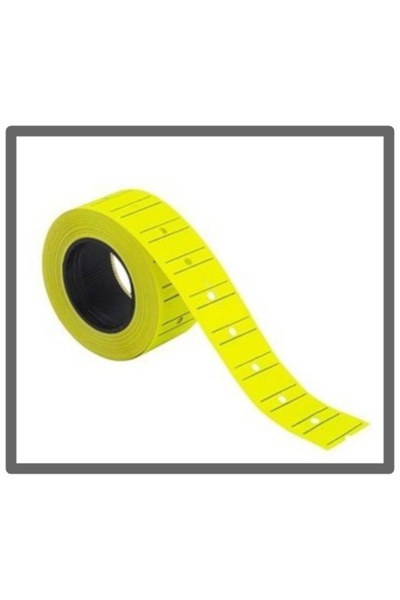 Tanex Pricing Label Yellow 3 Pieces