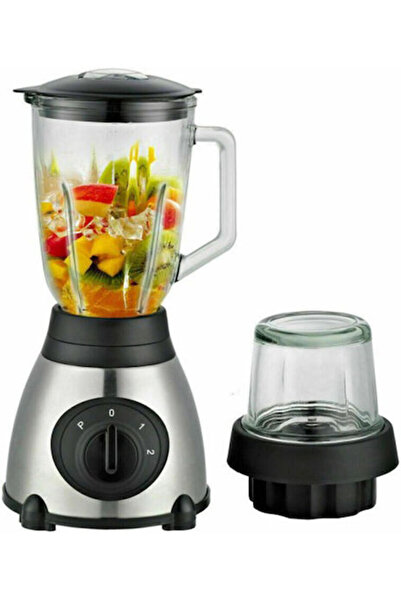 Andowl Μπλέντερ με πλαστική κανάτα 1,5 λίτρων 600W Inox Q-FR60