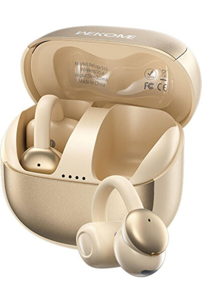 WK Μπελούγκα S19 Ακουστικά Bluetooth Ανοιχτού Τύπου Handsfree με Θήκη Φόρτιση...