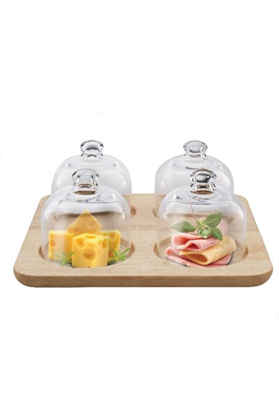 Paşabahçe Tapas Service Set 4-Piece Square, Set, Presentation