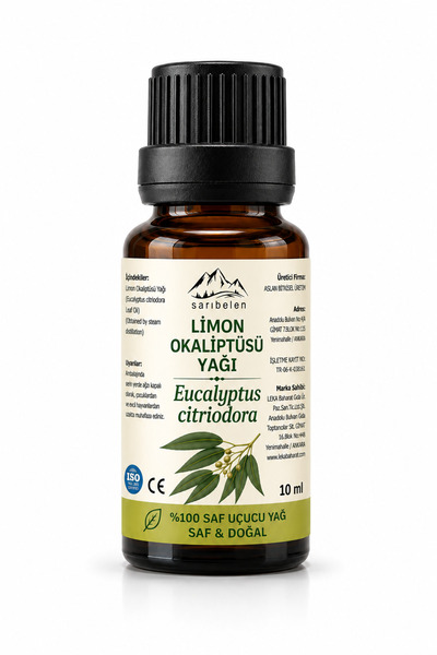 sarıbelen Limon Okaliptüsü Yağı 10 ml | Eucalyptus citriodora | Oil of lemon eucalyptus | Okaliptus Limon Yağı