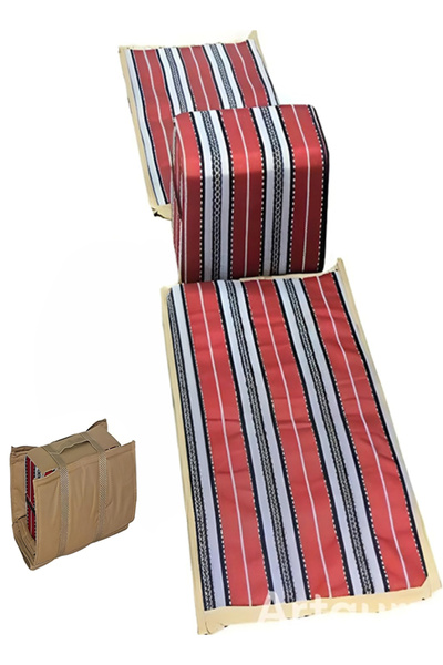 Cady One Foldable Trekking Mat with Armrest and Carrying Bag 150*50cm, Campin...
