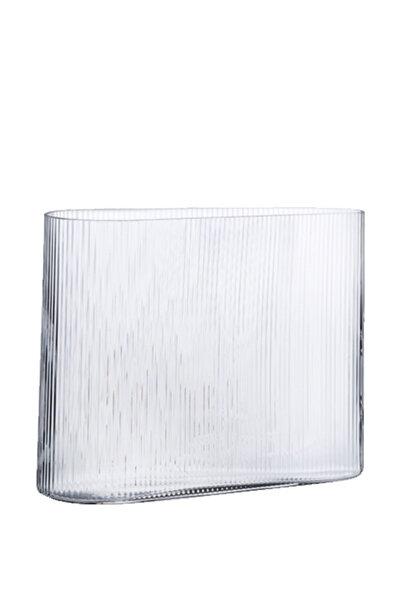 Paşabahçe Nude Mist Vase 21 cm White, Stylish Decorative Vase
