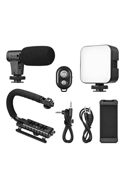 ELTRAZONE Handheld Video Rig, Universal U Grip Handle Vlog Bracket Stabilizer...