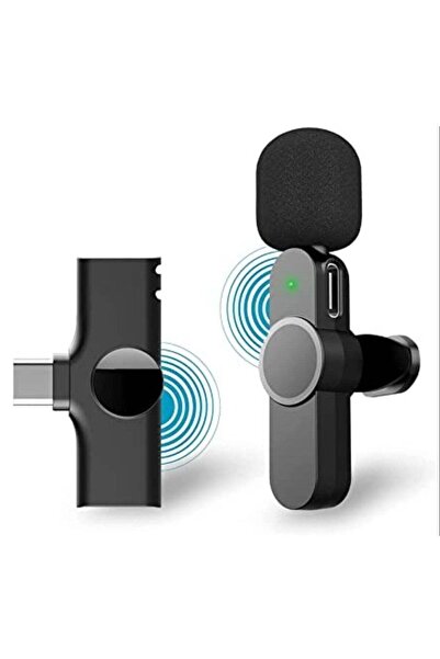 ELTRAZONE 2 in 1 iphone or type-c Wireless Lavalier Microphone For IPhone, Pl...