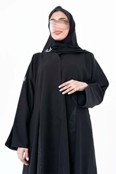 Lavin Crepe Cloch Abaya with Jacquard