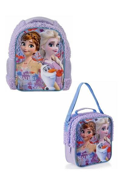 Frozen Nature Is Magical Kindergarten Bag and Lunchbox Set of 2