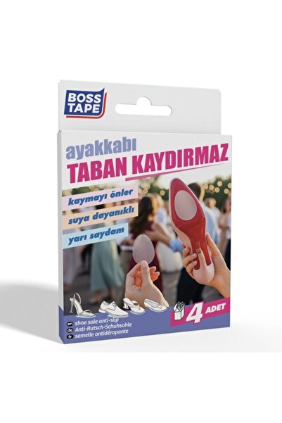 Boss Tape Ayakkabı Taban Kaydırmaz Bant 4 Adet