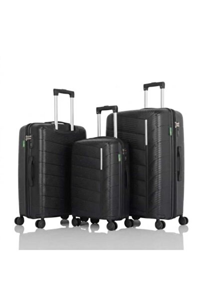 Generic 3-Piece Anti-Breakage Suitcase Set 28/24/20 Inch Strong Pp Material D...