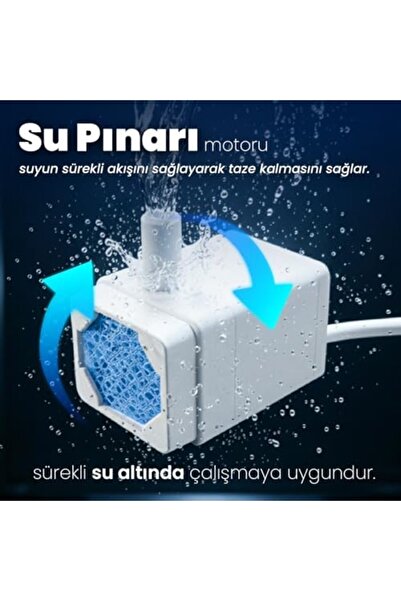 Yıldızan atu shop Aquata Yedek Su pompası Kedi Su Pınarı Yedek Motoru 511005