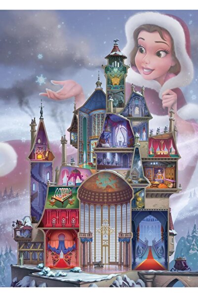 Yıldızan 1000P Puzzle Wd Belle's Castle, Jigsaw Puzzle 931845