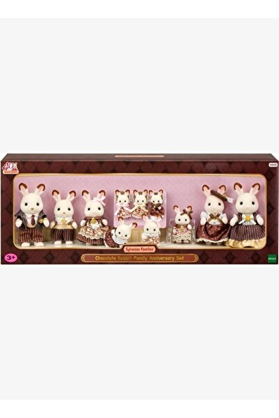 SYLVANIAN FAMILIES Çikolata Kulaklı Tavşan Ailesi Yıldönümü Seti 5848