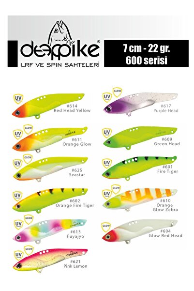 DEEPPİKE 22 Gram Vibrasyon Balık Maketleri