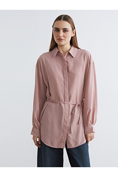 LC Waikiki Women's Belted Shirt Tunic