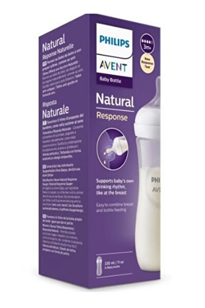 Philips Avent Πλαστικό Μπιμπερό Response με Θηλή Σιλικόνης 330ml για 3+ μηνών...