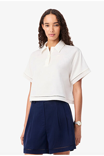 Lacoste Oversized Fluid Twill Polo Shirt